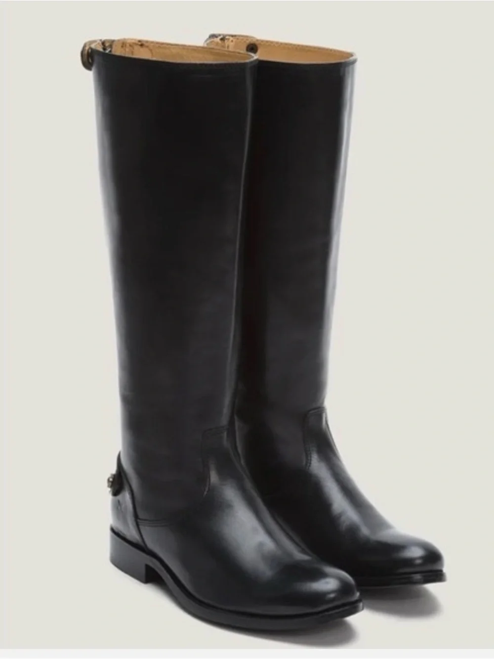 Frye Melissa Button Back Zip Tall Knee High Boots Size 8